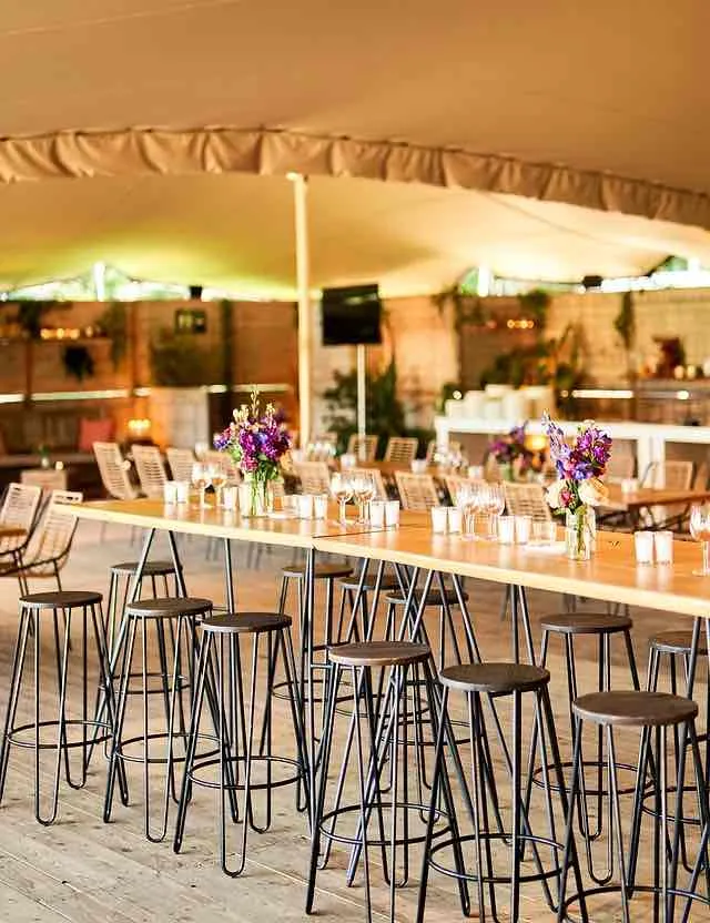 Ambiance champêtre de la Clairière Be Meet à Overijse